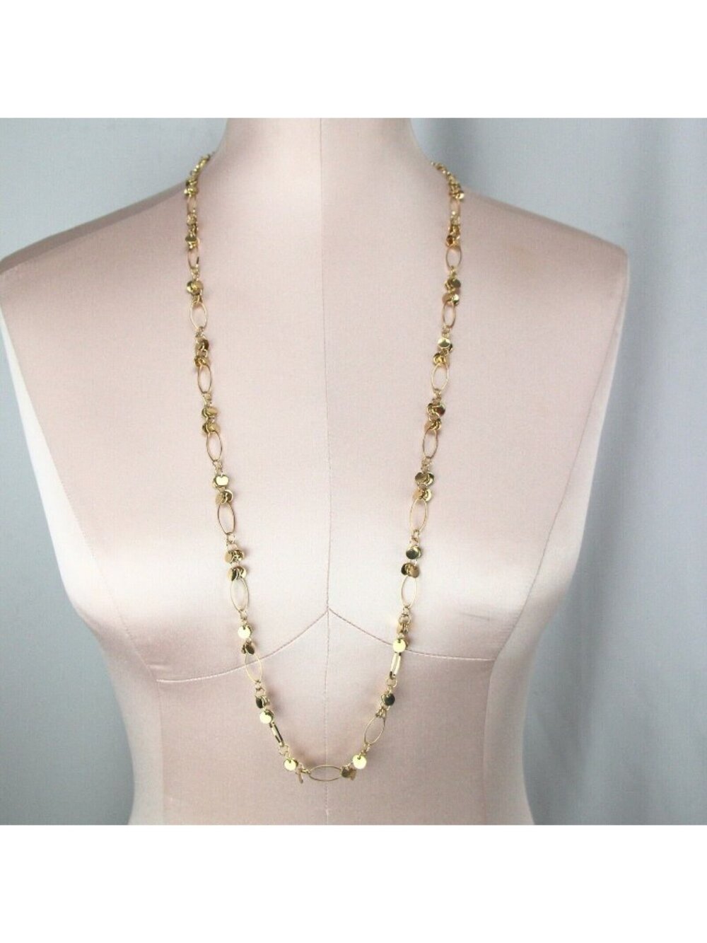 Mudd Necklace Long Gold-Tone Chain